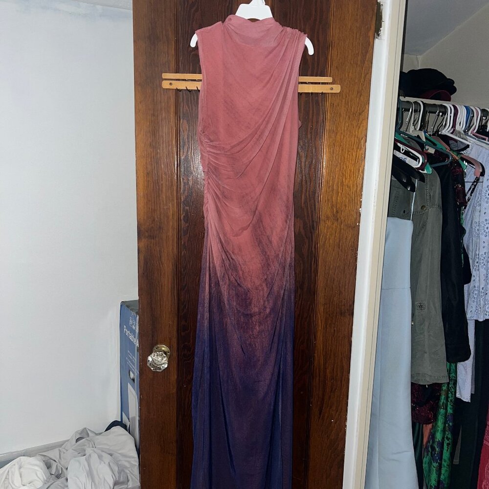 Zara Pink/Purple Ombre Dress Size S